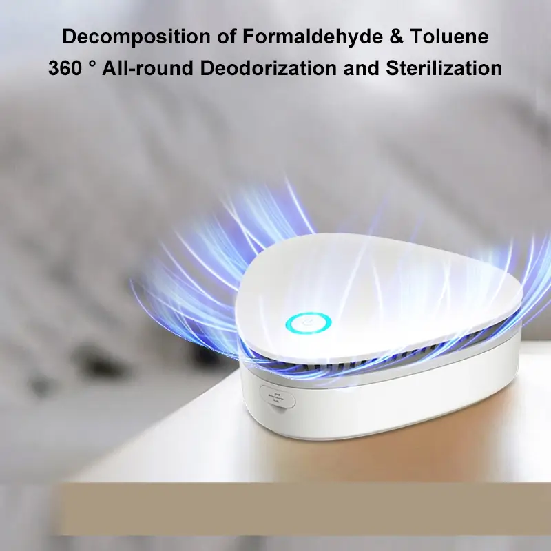 360° All-round Deodorization and Sterilization Freshener for the Decomposition of Formaldehyde and Toluene