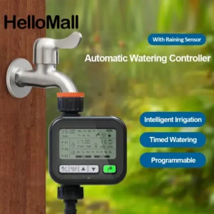 Automatic Garden Watering Timer With Raining Sensor