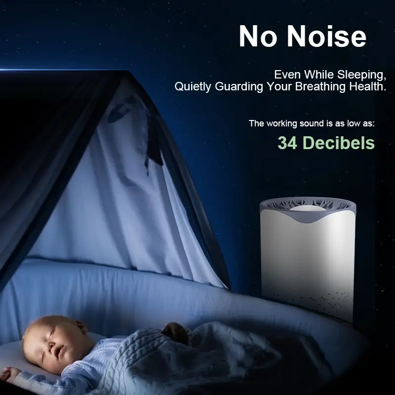 Desktop Formaldehyde Air Purifier Without Working Noise